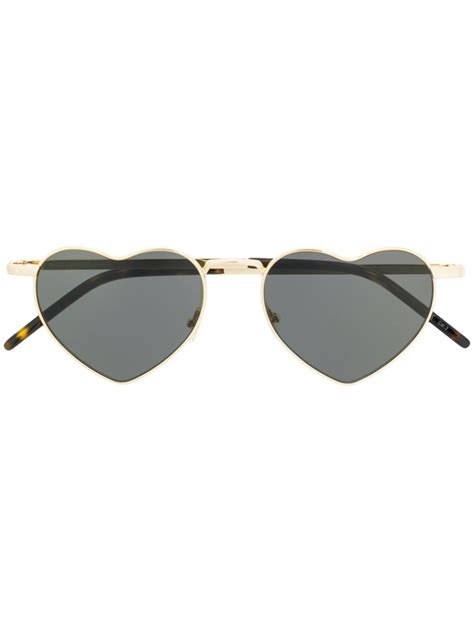 ysl heart sunglasses ebay|saint laurent clear sunglasses.